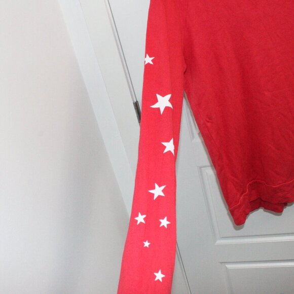 Anthropologie Sundry Crewneck Pullover Sweater Top Hot Pink 1 Small - Picture 4 of 4